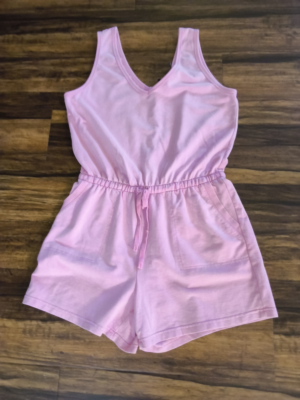 Jane and Delancey Light Pink Sleeveless Knit Romper